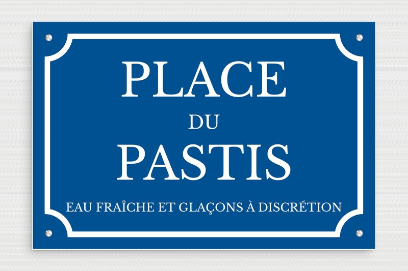 plaque PVC - 300 x 200 mm - humour-pastis-001-3