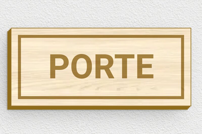 plaque Bois - 80 x 35 mm - plaque-porte-bois