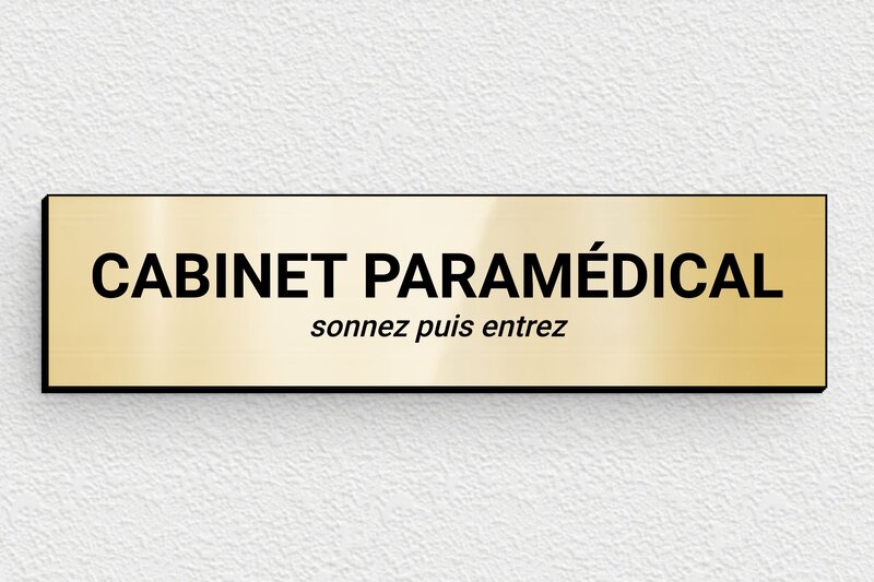 plaque PVC - 100 x 25 mm - plaquepro-job-cabinet-paramedical-011-1