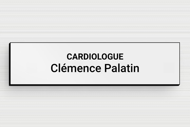 plaque PVC - 100 x 25 mm - plaquepro-job-cardiologue-002-1