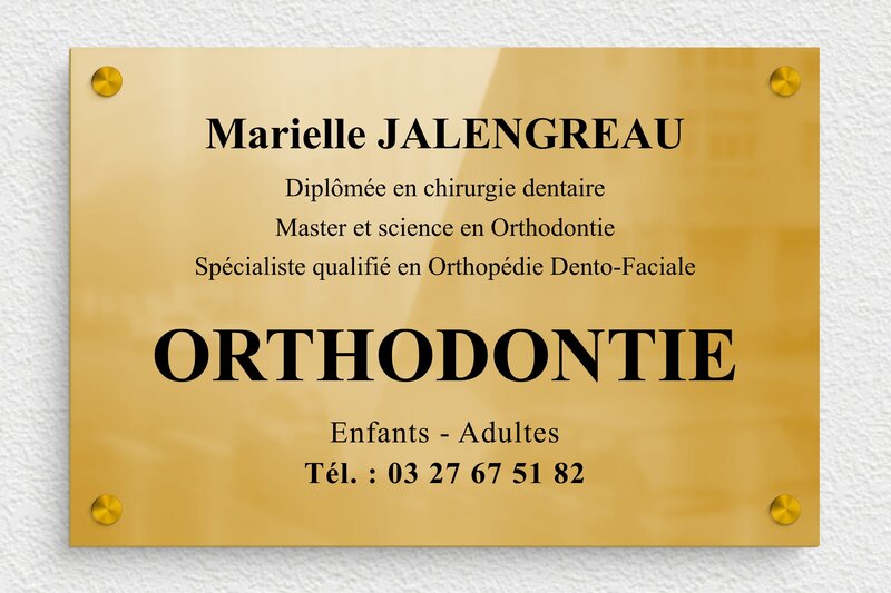 plaque Laiton - 300 x 200 mm - ppro-job-orthodontiste-003-1