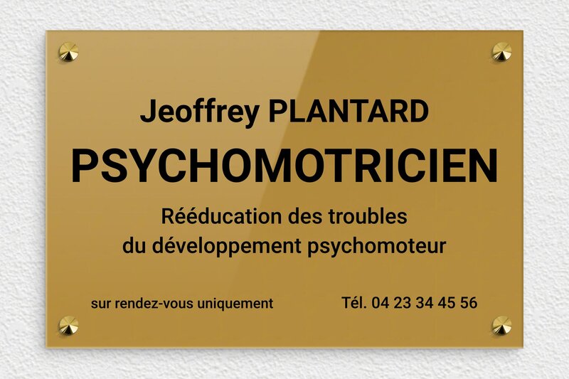 plaque Plexiglass - 300 x 200 mm - ppro-job-psychomotricien-001-1