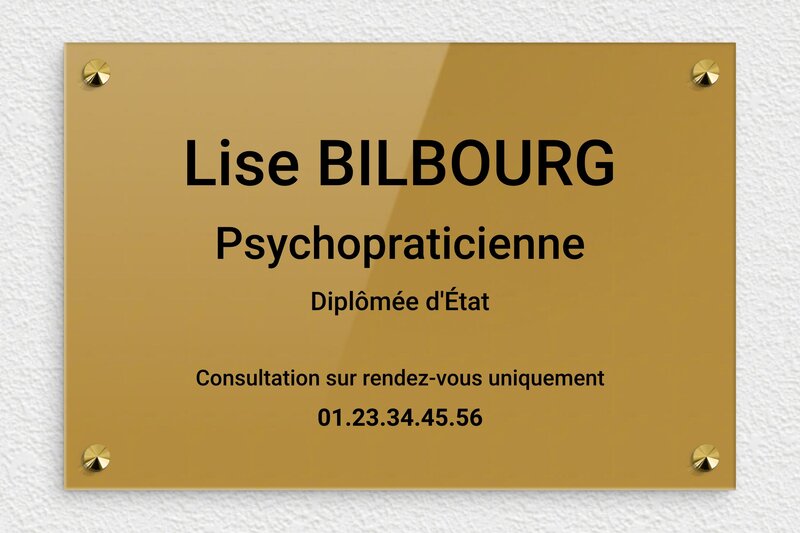 plaque Plexiglass - 300 x 200 mm - ppro-job-psychopraticien-002-1