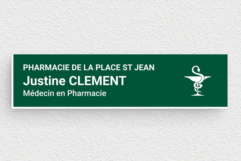 plaque PVC - 100 x 25 mm - ppro-pharmacie-012-1