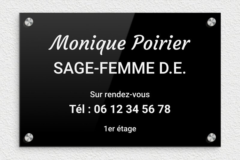 plaque Plexiglass - 300 x 200 mm - ppro-sage-femme-003-4