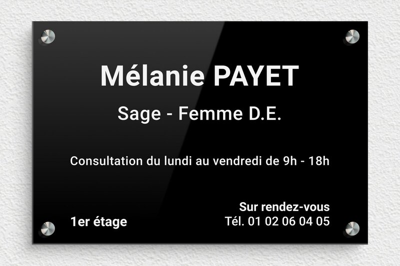 plaque Plexiglass - 300 x 200 mm - ppro-sagefemme-001-1