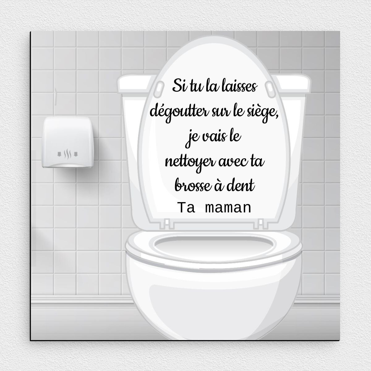 Abattant fashion wc drole