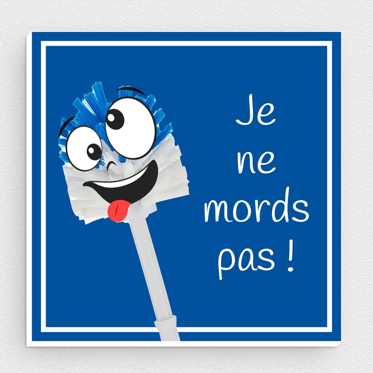 Affiche Nettoyage WC Humour Personnalisez-la sur OTYPO OTYPO