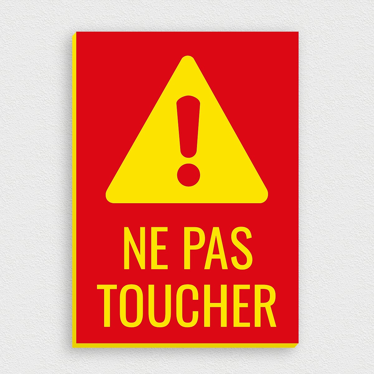 AUA SIGNALETIQUE Parkverbot-Schild 'Sortie De Véhicules' – Selbstklebend, Alu Oder Vinyl, 230 Mm