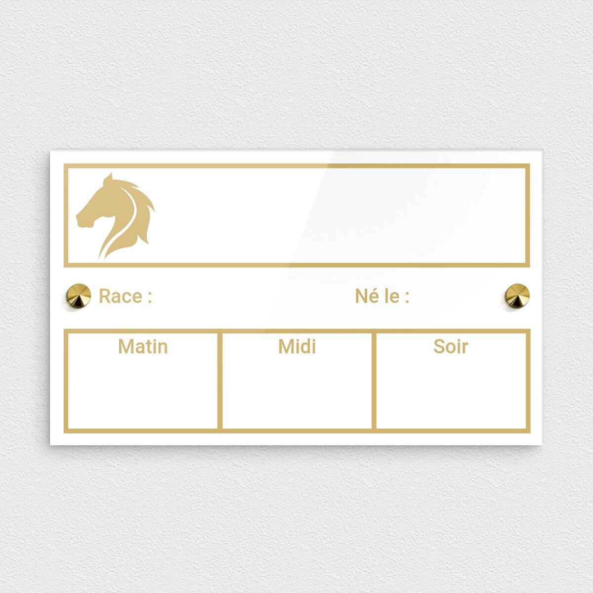 Plaque écurie Personnalisée Pour Cheval/poney - Peinte à La Main - Fabriquée UK