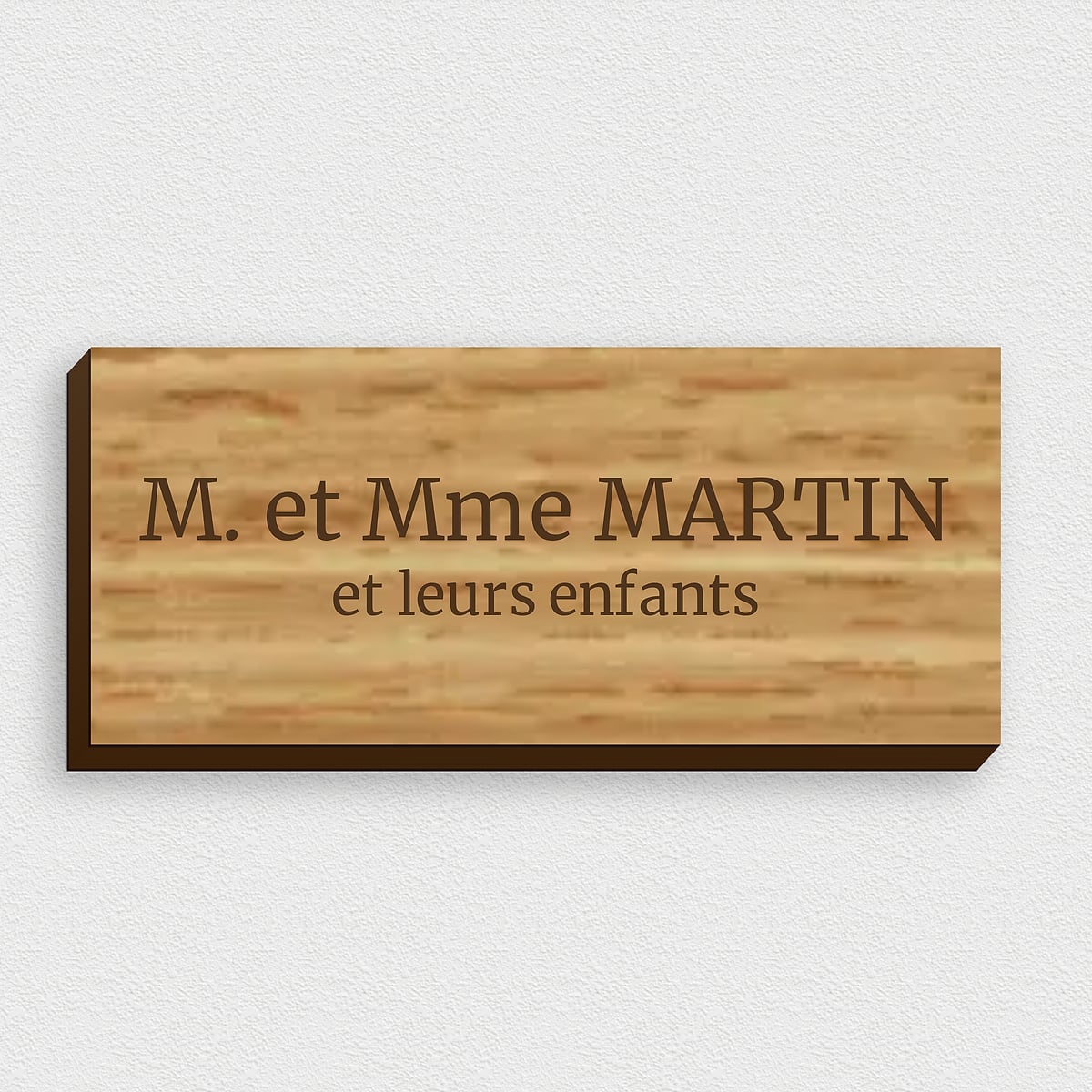 Plaque De Porte 'Chambre' Rétro - Décoration Murale Moderne Pour Porte