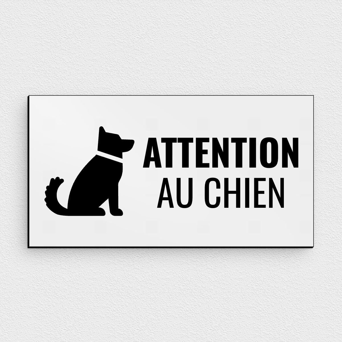 Bouvier Bernois, Panneau Humour "Attention Au Chien, Jetez-vous Au