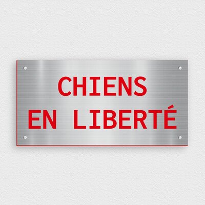 Ramasse Crotte Pour Chien Plaque 'Attention Chien' En Aluminium 15x20cm - Personnalisable Pour Malinois Ou Autre Race Panneau Interdiction De Stationner