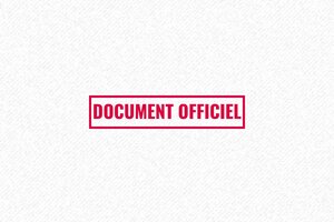 tampon Tampon document officiel A - 38 x 14 mm - 5 lignes max. - doc-officiel01