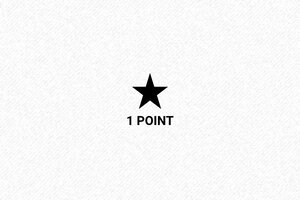 tampon Trodat Printy 4921 - 12 x 12 mm - 4 lignes max. - fidelity-1point-star