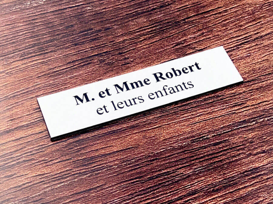 DECOHO - Plaque De Maison Family Personnalisée Avec 5 Membres Pour