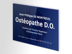 Plaque ostéopathe
